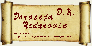 Doroteja Medarović vizit kartica